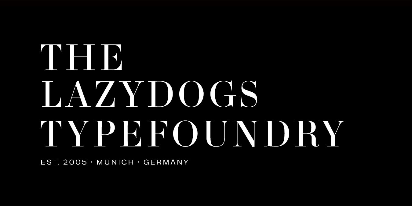Lazydogs Typefoundry Header